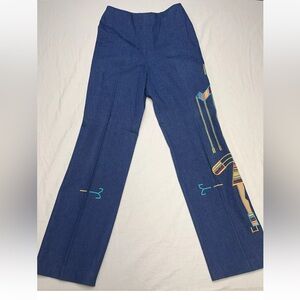 Vintage 1970s La Jolla Casuals Embroidered Jeans